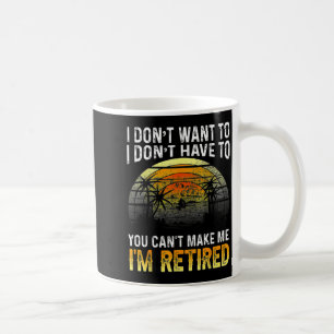 Mug Je ne veux pas Vous ne pouvez pas me forcer Je sui