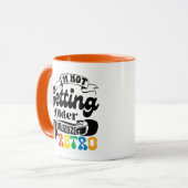 Mug Je ne vieillis pas, je deviens rétro (Devant gauche)