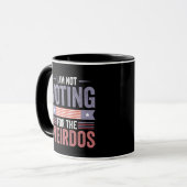 Mug Je ne vote pas pour l'élection républicaine de Wei (Devant gauche)