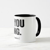 Mug Je ne vous dois rien, surtout pas d'explication Bo (Devant droit)