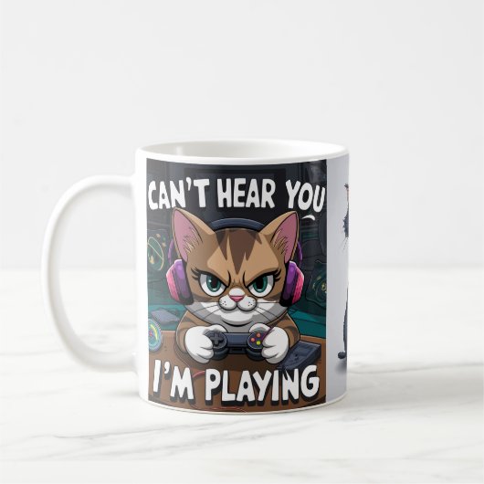 Mug Je ne vous entends pas, je joue (Gauche)