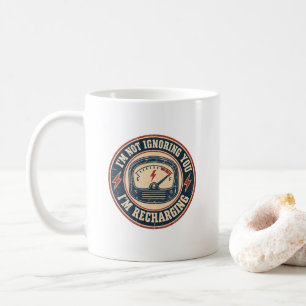 Mug Je ne vous ignore pas, je recharge – Vintage