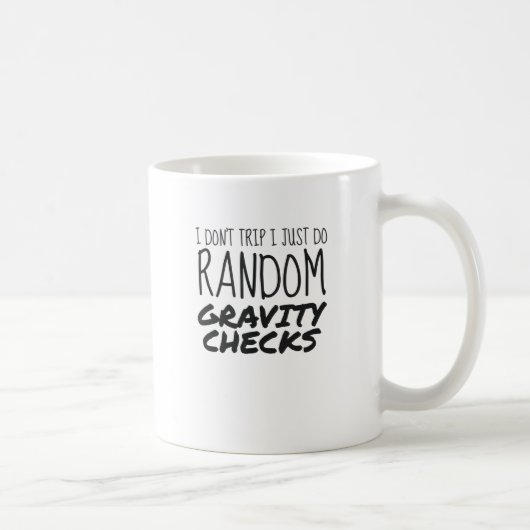 Mug Je ne voyage pas juste faire Random Gravity Checks (Droite)