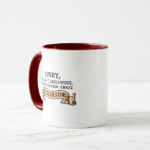 Mug Je n'écoutais pas que je pensais à la boue (Devant gauche)