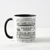 Mug Je n'examine pas toujours mon code (Gauche)