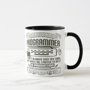 Mug Je n'examine pas toujours mon code
