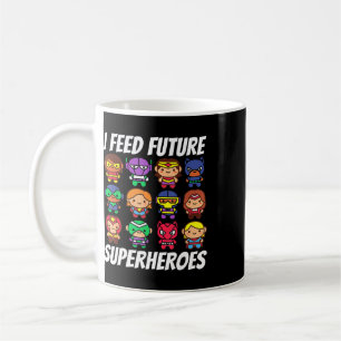Mug Je nourris les super-héros de l'avenir Équipe de d