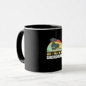 Mug Je Parle À Mon Dachshund (Devant gauche)