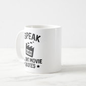Mug Je Parle Citations De Film Fluent (Devant gauche)