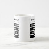 Mug Je parle couramment dedans (Centre)