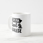 Mug "Je parle couramment le légalais" (Devant gauche)