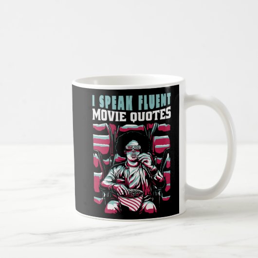 Mug Je parle couramment les citations de films (Droite)