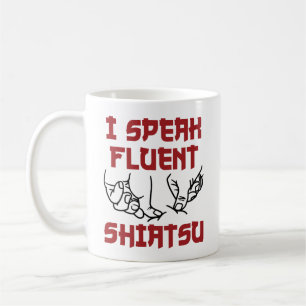 Mug Je parle couramment Shiatsu Masseuse LMT