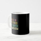 Mug Je Parle Dans Les Citations De Cinéma Chansons Et (Devant gauche)