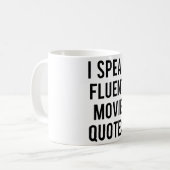 Mug Je parle des citations fluidees de film (Devant gauche)