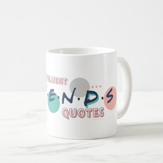 Mug Je parle des devis Fluent FRIENDS™ (Devant droit)