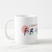 Mug Je parle des devis Fluent FRIENDS™ (Gauche)