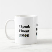 Mug Je parle Emoji couramment (Gauche)