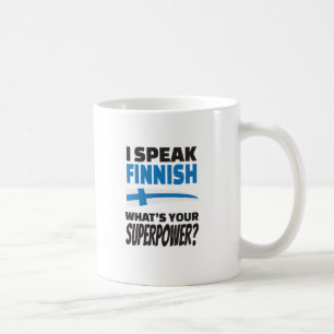 Mug Je parle finnois - Quelle est votre superpuissance