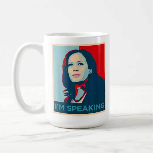 Mug Je parle Kamala Harris (Gauche)