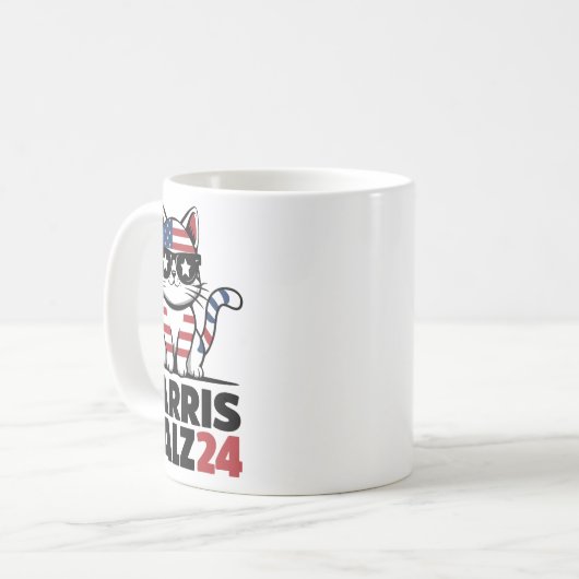 Mug Je Parle Kamala Harris Président Comma La Ameri (Devant gauche)
