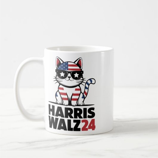 Mug Je Parle Kamala Harris Président Comma La Ameri (Gauche)
