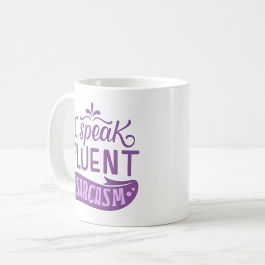 MUG JE PARLE LE FLUENT SARCASM (Devant gauche)