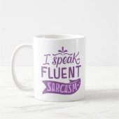 MUG JE PARLE LE FLUENT SARCASM (Gauche)