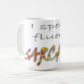 Mug Je parle le sarcasme fluide (Devant gauche)