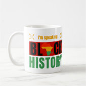 Mug Je parle Mois de l'histoire des Noirs Enseignants (Gauche)