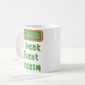 Mug Je Parle Sarcasme Fluent (Devant gauche)