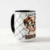 Mug "Je Parle Sarcasme Fluent." Café/Thé (Devant gauche)