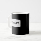 Mug Je parle une citation (Devant gauche)