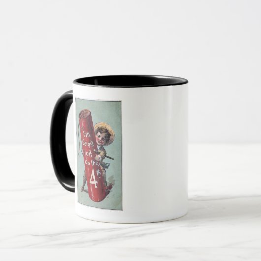 Mug Je pars sur le quatrième # 1 (Devant gauche)