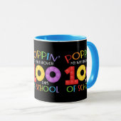 Mug Je passe 100 jours à l'école (Devant droit)