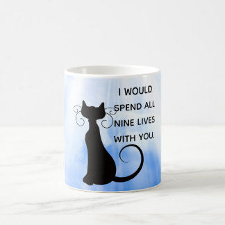 Mug Je passerais chacune des neuf vies avec vous chat