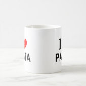 Mug Je ❤️ PÂTES J'AIME PÂTES JE ❤️ PÂTES (Centre)