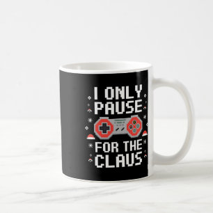 Mug Je Pause Seulement Pour Le Claus Retro Vidéo Jeu C