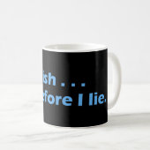 Mug Je Pêche Donc Je Mens (Devant droit)