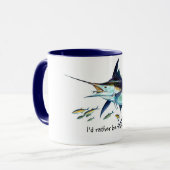 Mug Je pêcherais plutôt ! (Devant gauche)