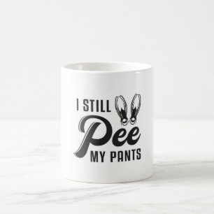 Mug Je Pee Toujours Mes Pantalons Plongée Plongée Plon