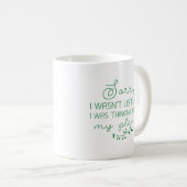 Mug Je Pensais À Mes Plantes (Devant droit)
