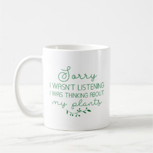 Mug Je Pensais À Mes Plantes