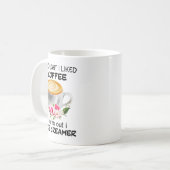 Mug Je Pensais Que J'Aimais Le Café Il S'Avère Que J'A (Devant gauche)