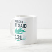 Mug Je Pensais Qu'Ils Disaient 2,31 Km (Devant gauche)