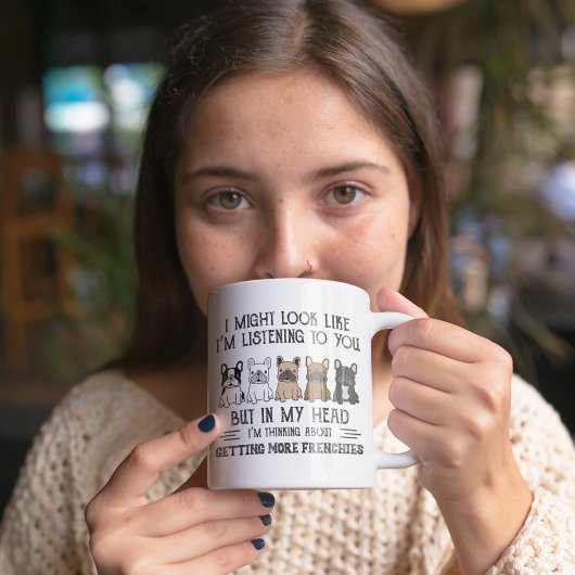 Mug Je pense à devenir plus de Français