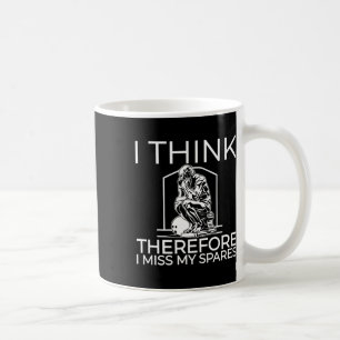 Mug Je Pense Donc Que Je Manque Mes Pieds