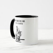 Mug Je Pense Que C'Est Là Que Je Suis (Devant gauche)