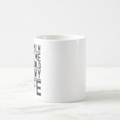 Mug Je pense que je suis génial que vous devriez renco (Centre)