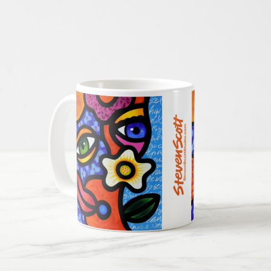 Mug Je pense que je vous aime (Devant gauche)